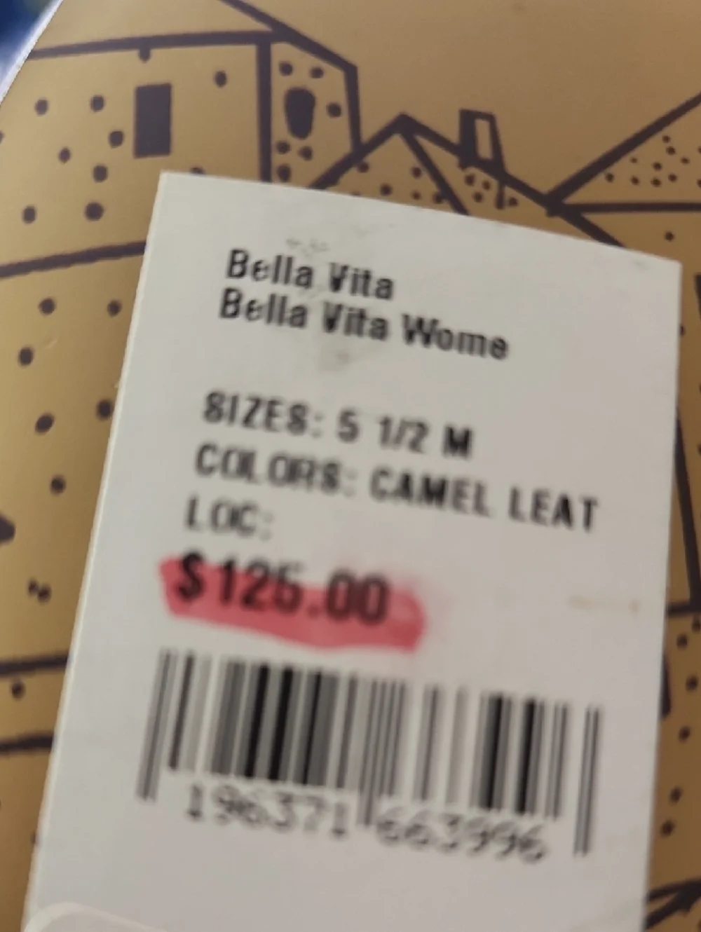 $125 Bella Vita Brown Chain-Detail Leather Loafers - Picture 8 of 8